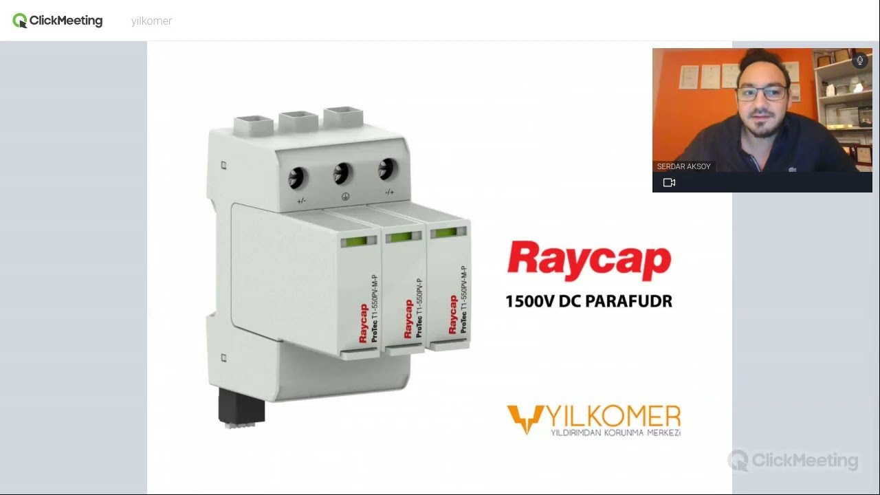 Raycap AG Parafudr Tasarımı Online Eğitimi Yayında
