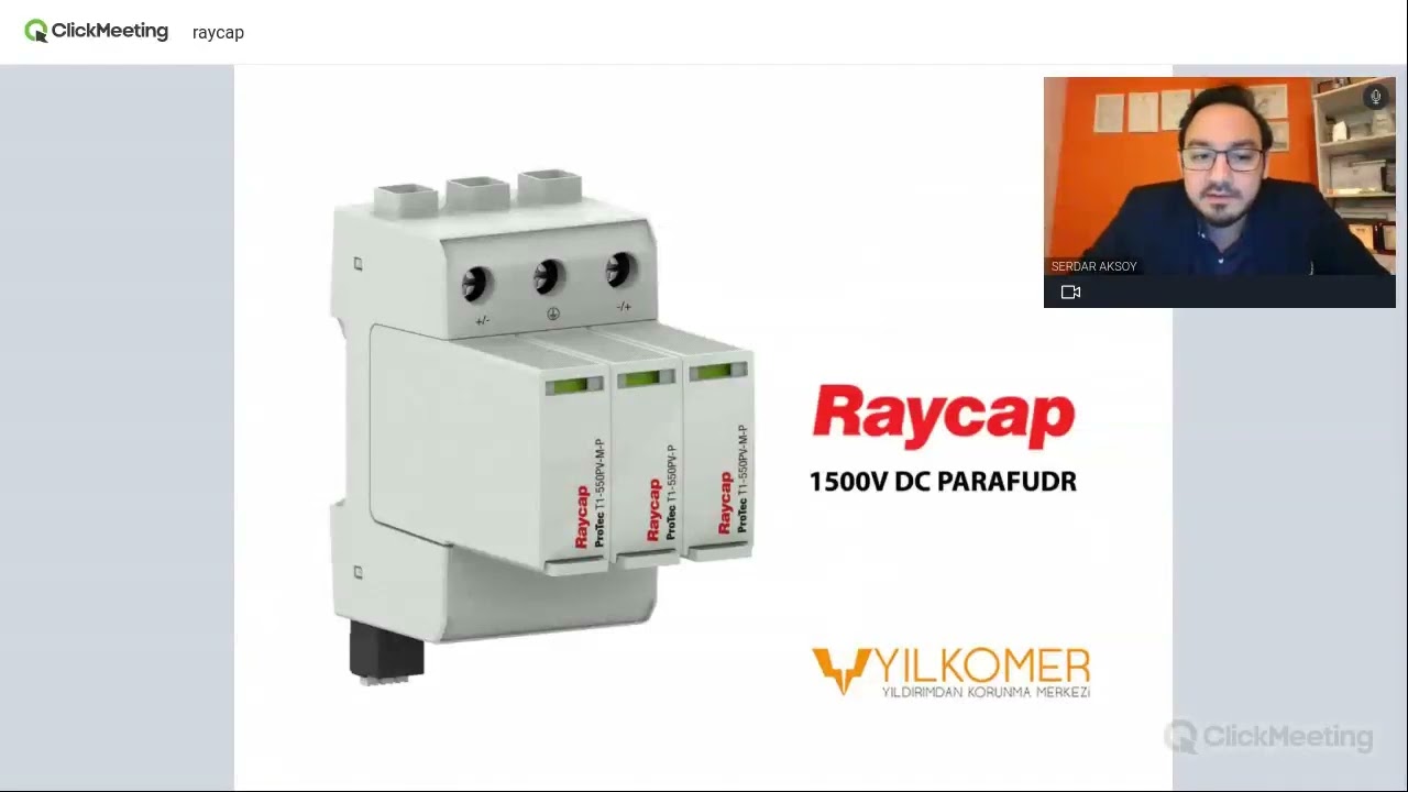 Raycap AG Parafudr Online Eğitimi Yayında
