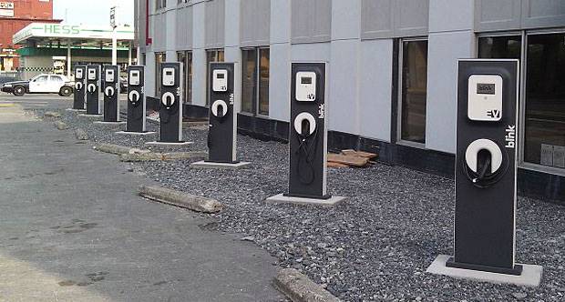 Charging stations can fail in series if a surge occurs.