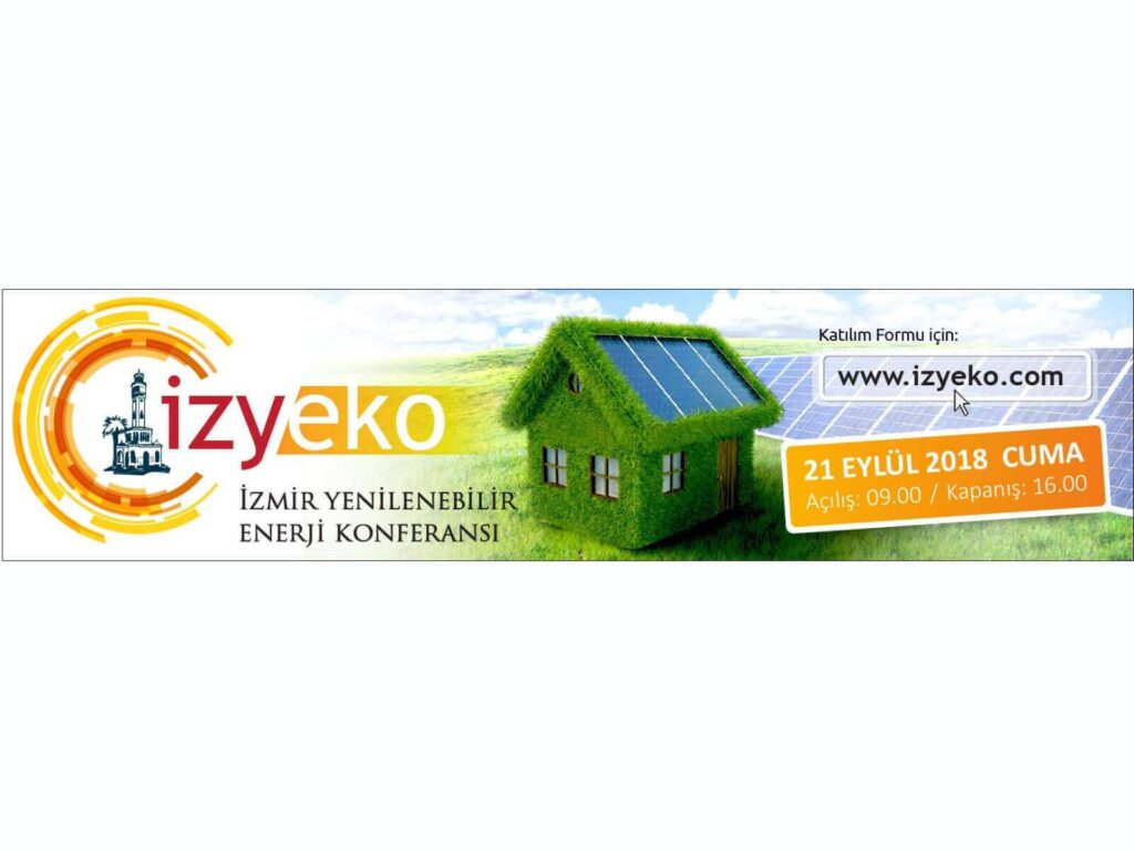 izmir yenilenebilir enerji konferansındayız