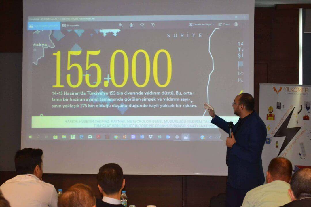 Rüzgar Enerji Santrallerinde Yıldırımdan Korunma