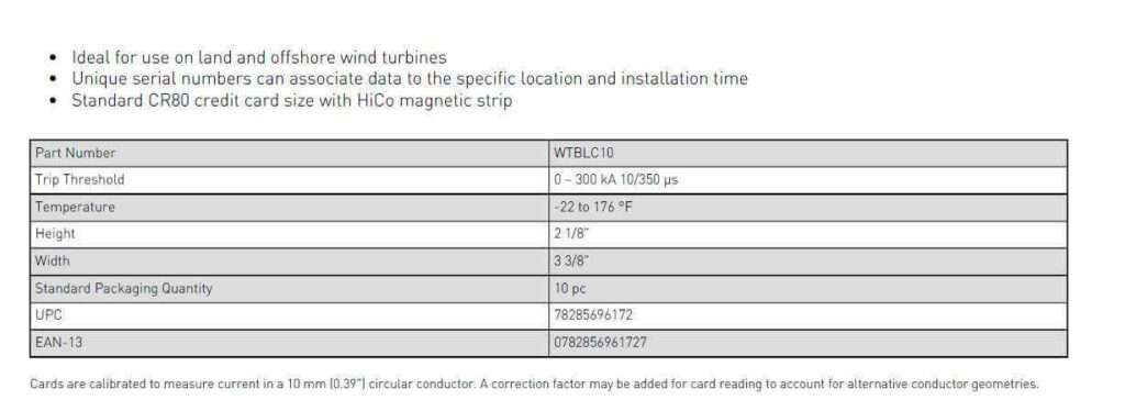 lightning recording system table