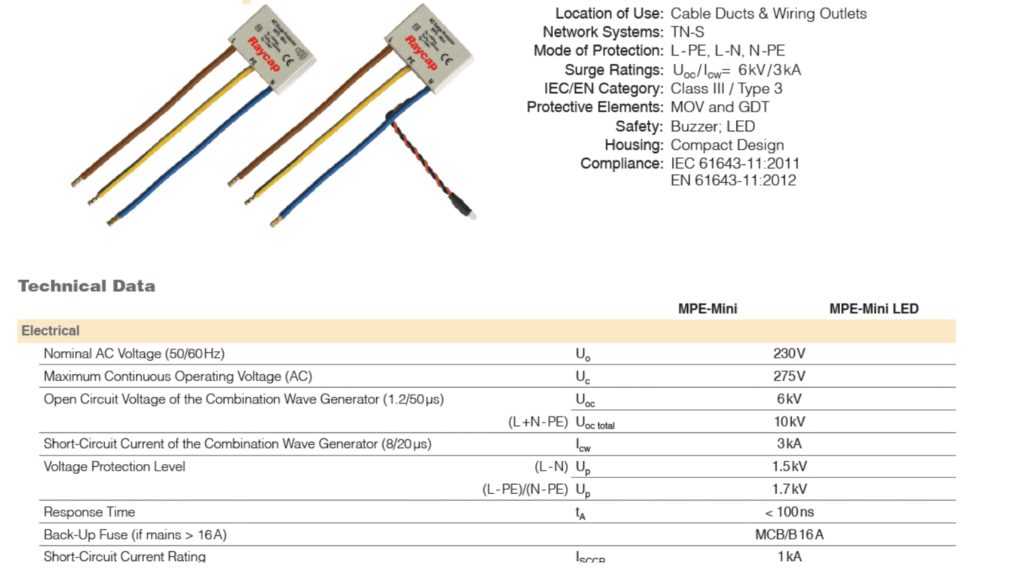 led surge arrester