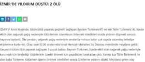 İzmir'e Yıldırım Dülmesi