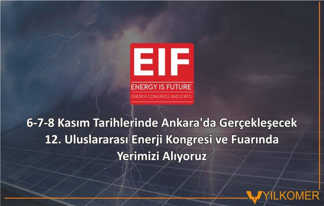 12.Uluslararası Enerji Kongresi ve Fuarı 6-7-8 kasım