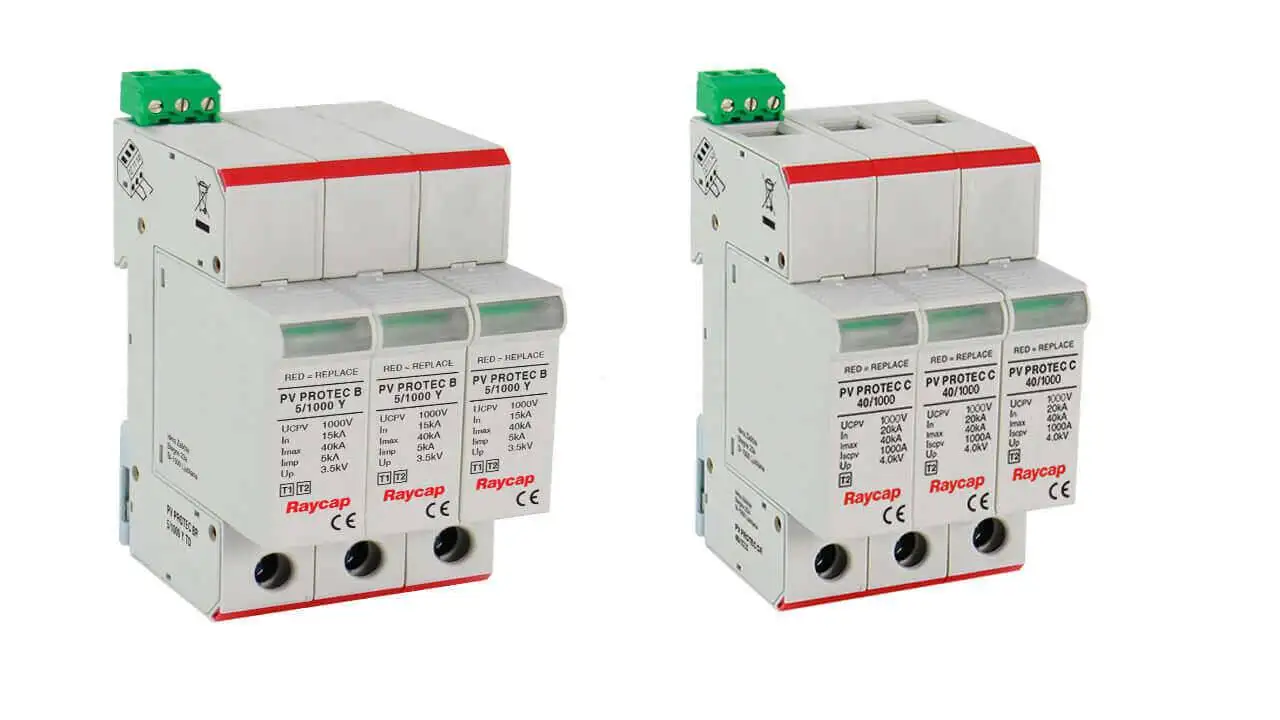 DC 1000V parafudr sistemleri